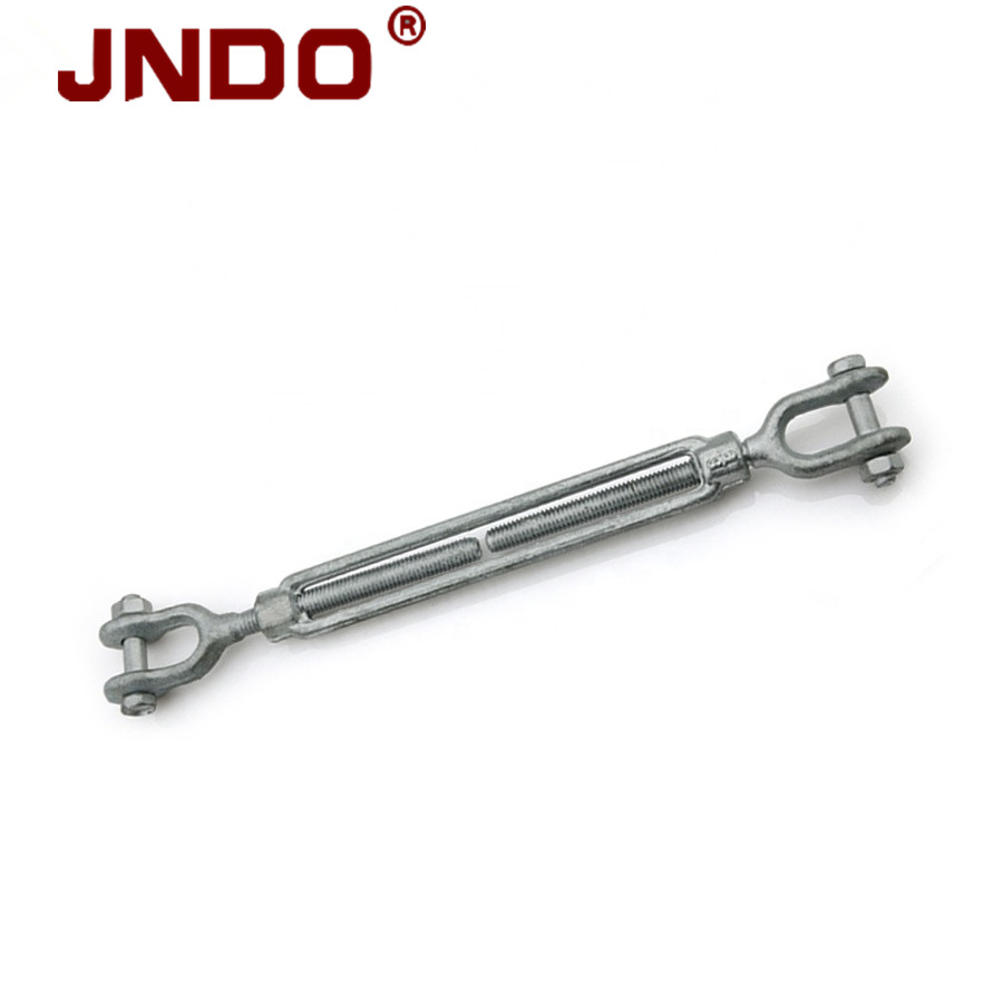 Heavy Duty Carbon Steel Drop Forged Galvanized Us Type Wire Rope Turnbuckle
